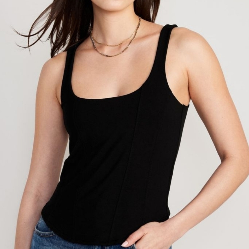 Old Navy Cropped Seamed Tank Top for Women XXL BNWT